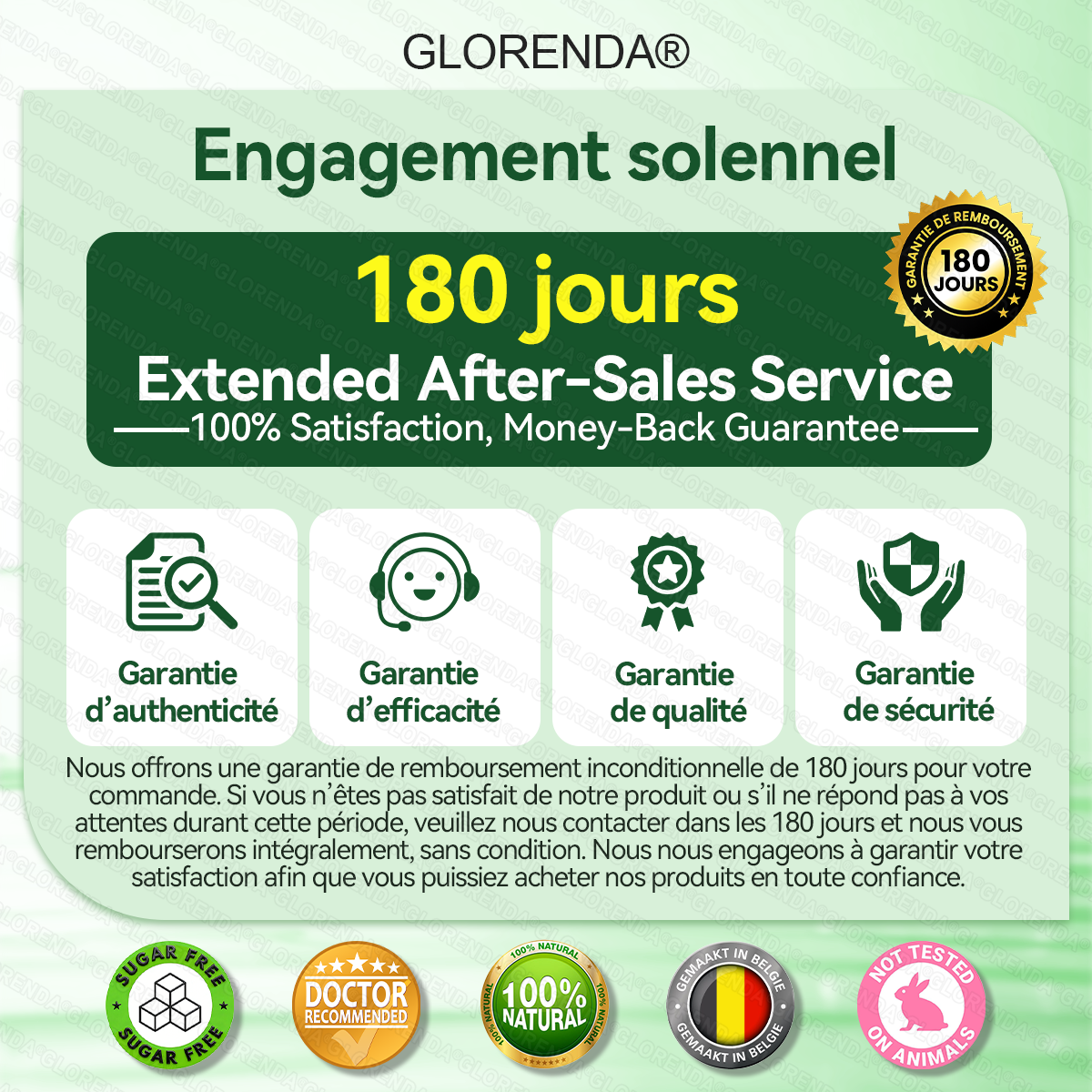 Boutique officielle 🐮🐮𝐆𝐋𝐎𝐑𝐄𝐍𝐃𝐀® Moringa · Berbérine + NAD+ – Patch Microneedle Nano Avancé 10-en-1 (1×/jour, résultats visibles en 7 jours) | Obésité, relâchement cutané, apnée du sommeil, articulations, etc.-LYJ